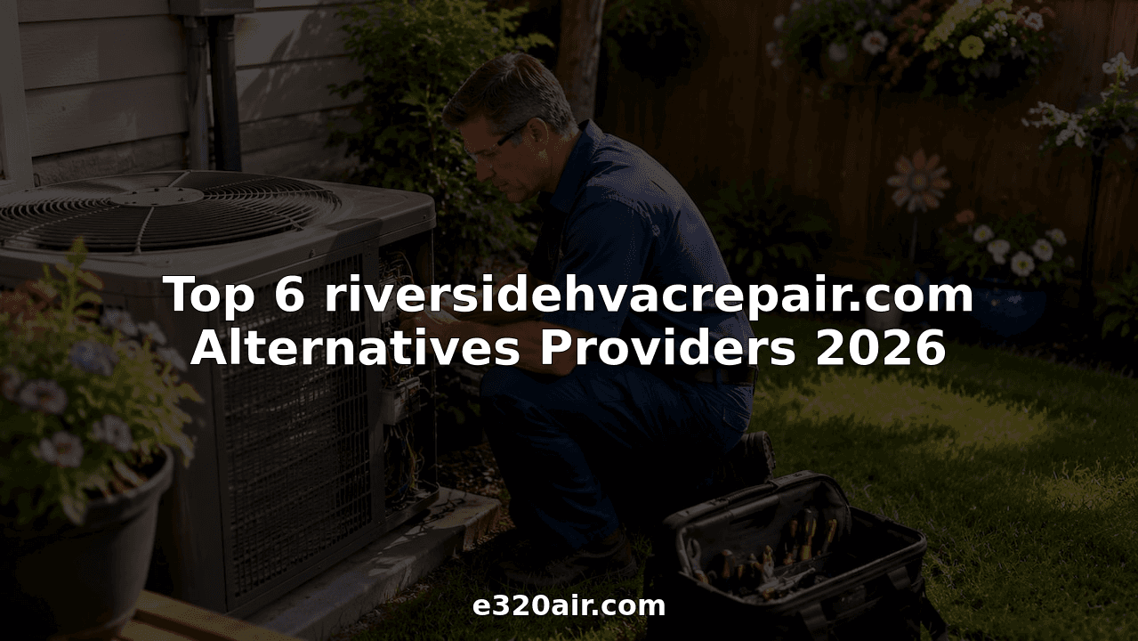 Top 6 riversidehvacrepair.com Alternatives Providers 2026