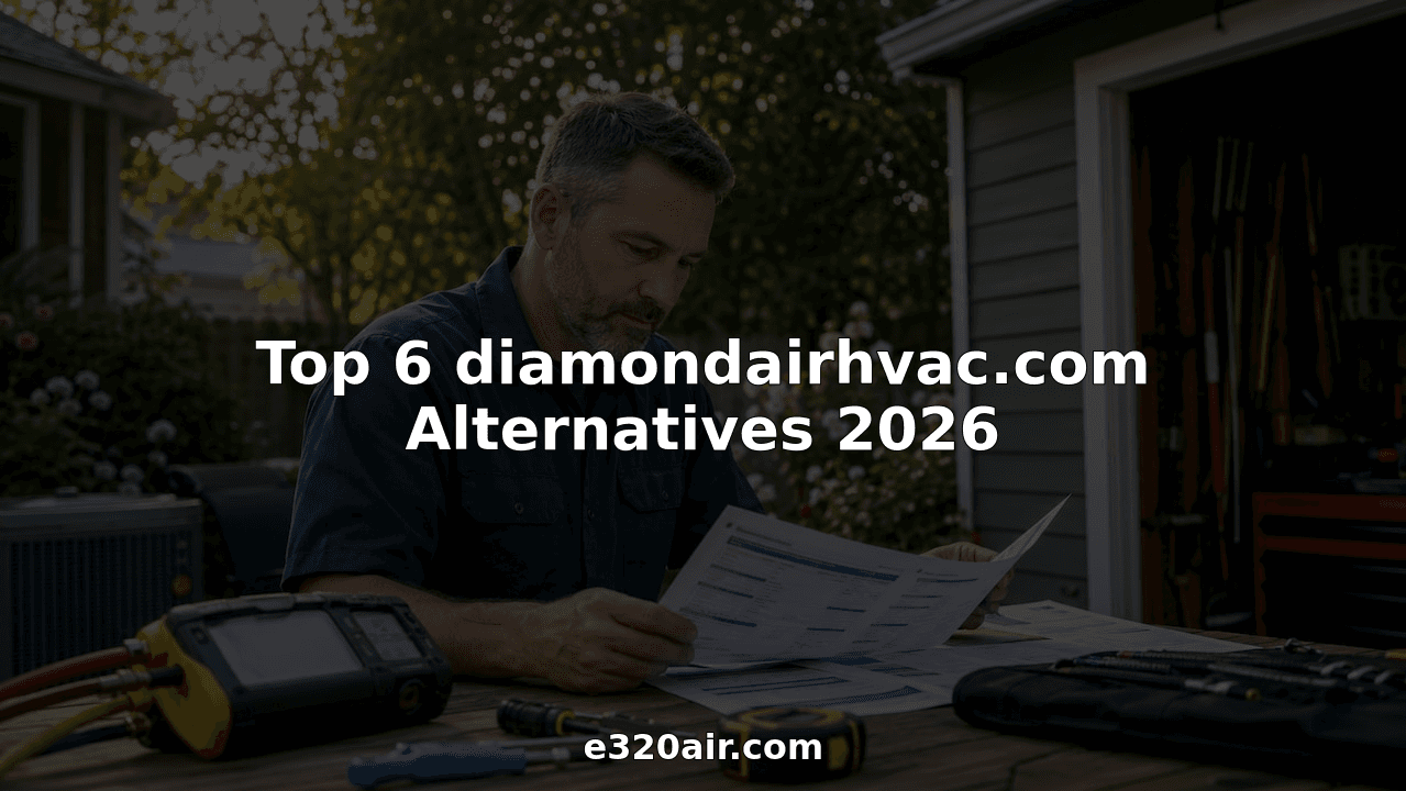 Top 6 diamondairhvac.com Alternatives 2026