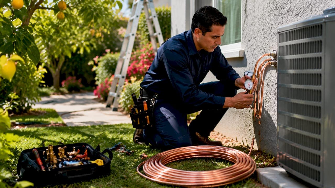 What Is an HVAC Line Set? A California Homeowner's Guide
