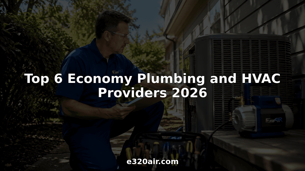 Top 6 Economy Plumbing and HVAC Providers 2026
