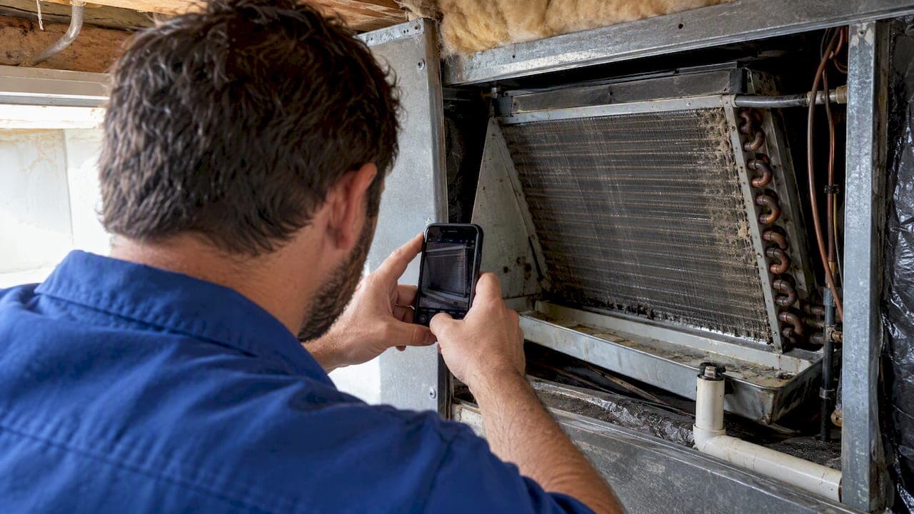 Homeowners: Demand Coil and Drain Pan Photos Before Air Duct Mold Work