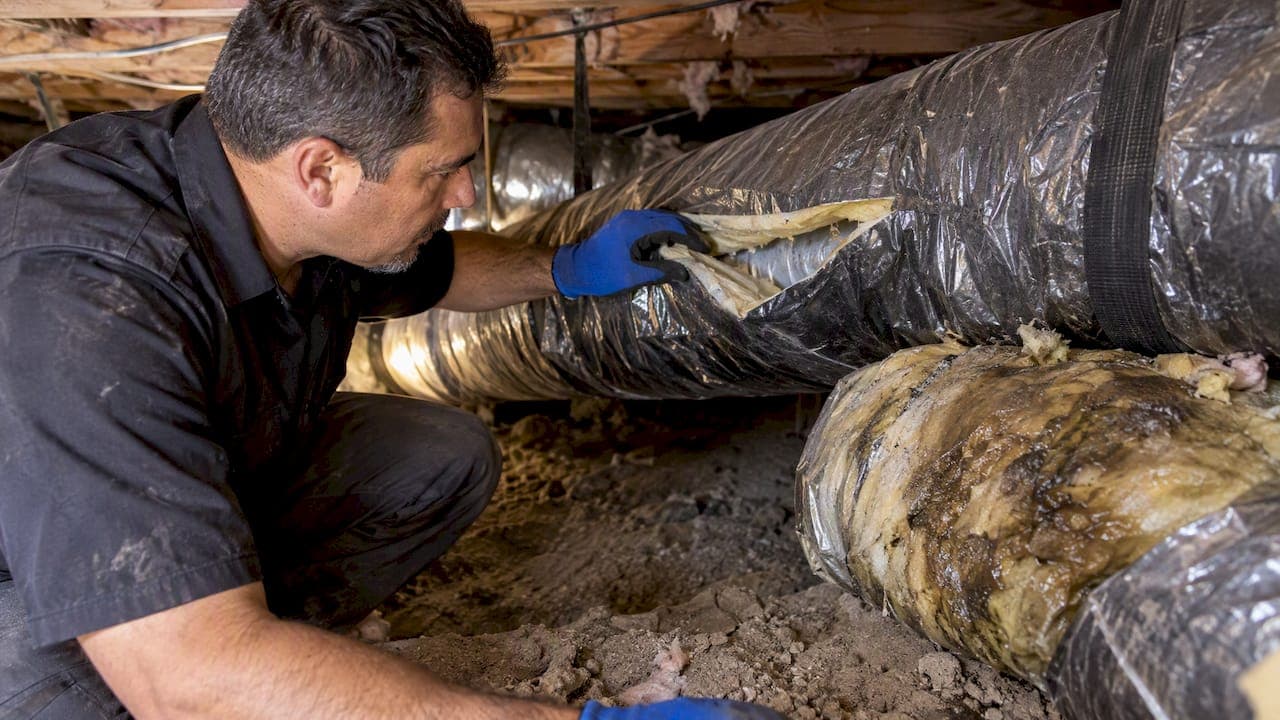 Homeowners: Repair Dry Duct Splits, Replace Wet Insulation